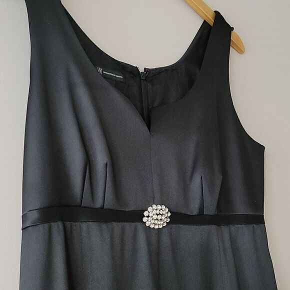 INC International Concepts Black Dress - Size 12 - Picture 2 of 8